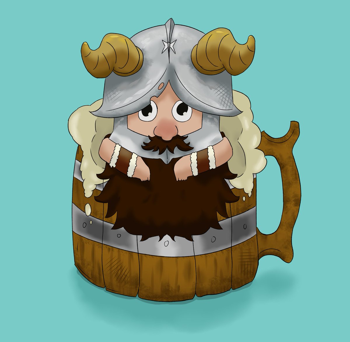 He's finished! Might draw some more little guys in drinks, just not sure yet who next ^^
#artmoots 

#dungeonmeshi #fanart #senshi #DeliciousinDungeon #digitalart