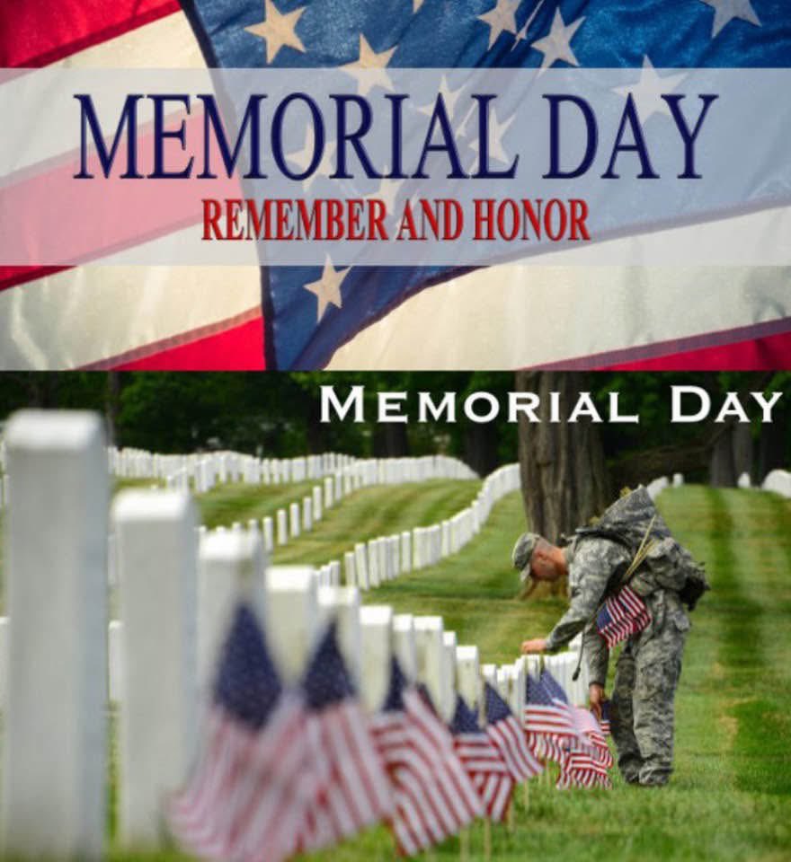 Today we remember and honor the men and women who died in military service to our country.