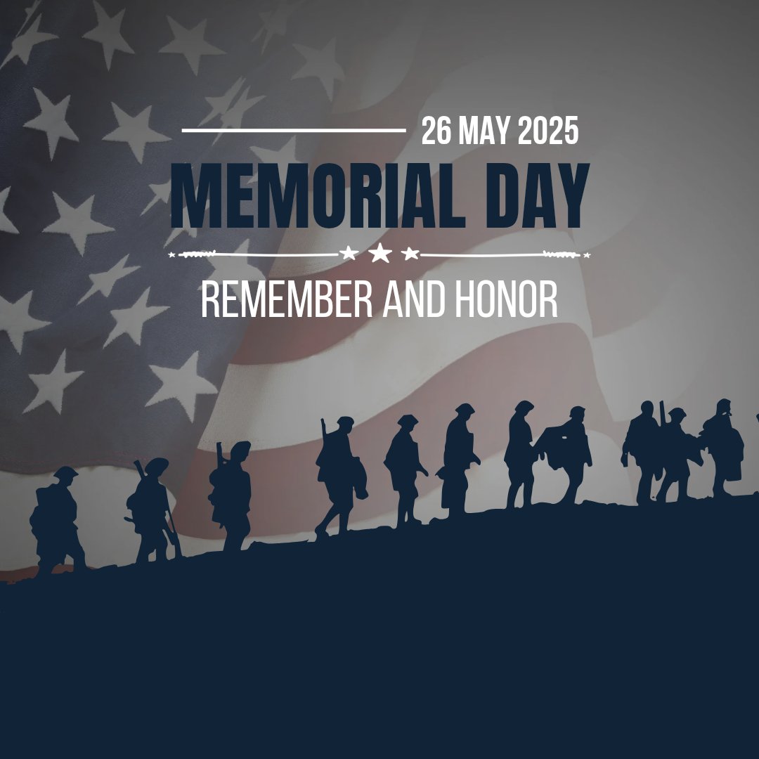 ThomasCaseyWCM's tweet photo. Today, we honor and remember the brave men and women who made the ultimate sacrifice for our freedom. Their courage and dedication will never be forgotten.

#MemorialDay #HonorTheFallen #Gratitude https://t.co/JJpZt6ap2z