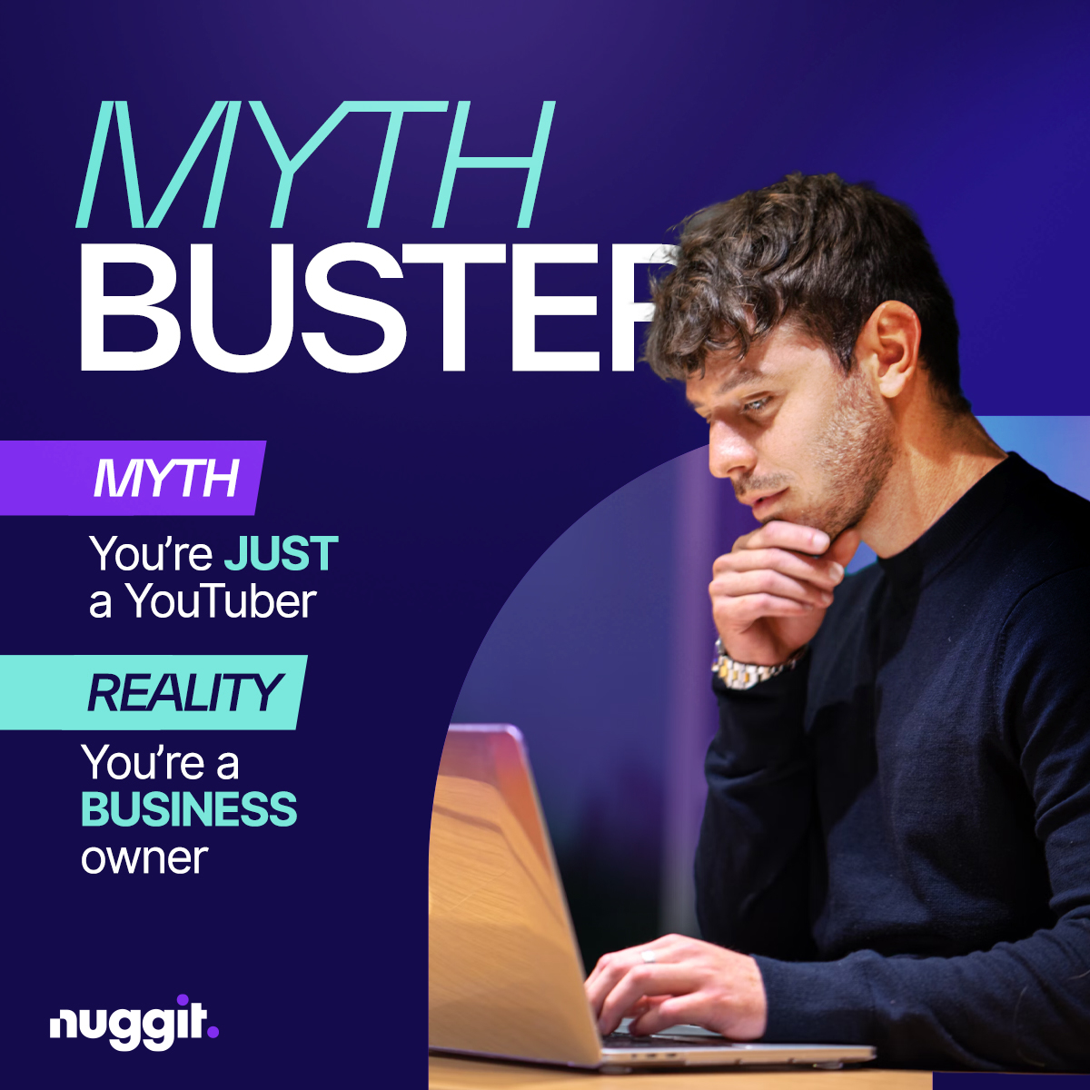 💬MYTH: “Being a content Creator isn’t a real job”.
💬REALITY: Content Creators are:
📊 Entrepreneurs
🧠 Brand strategists
📈 Media companies in one person

If you’re monetising content, managing schedules, negotiating deals, and tracking income - you’re not ‘just a YouTuber’.