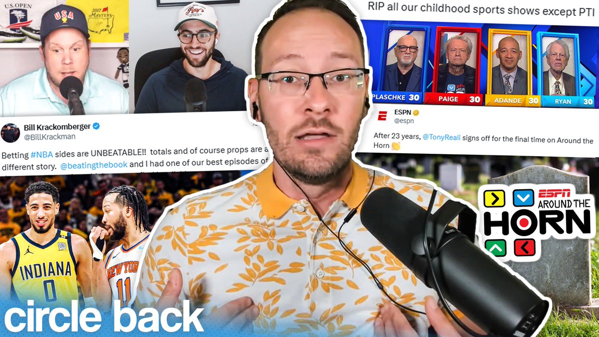 Circles Off 🔨 (@circlesoffhq) on Twitter photo 🚨 CIRCLE BACK TUESDAY CREW RETURNS 🚨
<a href="/robpizzola/">Rob Pizzola</a>, <a href="/gfienberg17/">Geoff Fienberg</a>, <a href="/KirkEvans0/">Kirk Evans</a> and <a href="/jacob_gramegna/">Jacob Gramegna</a> get together to discuss:
🔵 The end of Around The Horn
🔵 NBA sides being "unbeatable"
🔵 Circa's seating mishap
🔵 Much more
Check it out now, presented by <a href="/Underdog/">Underdog</a> 👀 🚨 CIRCLE BACK TUESDAY CREW RETURNS 🚨
<a href="/robpizzola/">Rob Pizzola</a>, <a href="/gfienberg17/">Geoff Fienberg</a>, <a href="/KirkEvans0/">Kirk Evans</a> and <a href="/jacob_gramegna/">Jacob Gramegna</a> get together to discuss:
🔵 The end of Around The Horn
🔵 NBA sides being "unbeatable"
🔵 Circa's seating mishap
🔵 Much more
Check it out now, presented by <a href="/Underdog/">Underdog</a> 👀
