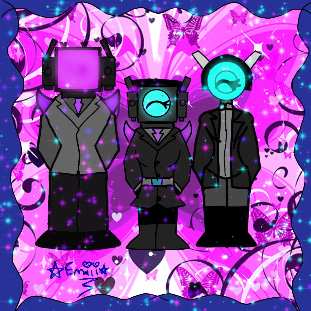 camara_girl's tweet photo. Familia : (night) en forma chibi
Tv man elite x camera woman y su pequeña Amy (shady)
#skibiditoiletfanart #shadowntvman
#camerawoman #shadowntvmanxcamerawoman
#skibiditoiletomega
#Amytvgirl
#tvmanelite
#shadowntvmanxcamerawoman
#tvmanelitexcamerawoman
#tvcamarafamily https://t.co/ZASh8VsyRp