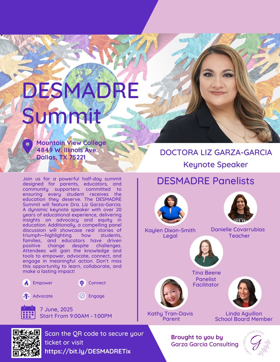 Education is a RIGHT—not a privilege.
Join us for the #DESMADRESummit — where parents, educators &amp; community leaders unite for justice in our schools.

June 7 | Dallas, TX
FREE, but spots are limited!
Reserve now: bit.ly/DESMADRETix 

#DoctoraPower #EdEquity