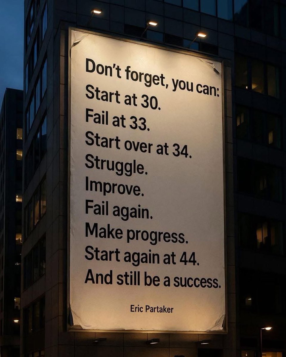 jespowbackup's tweet image. Time isn’t chasing you—comparison is You’re not late, you’re alive.
And as long as you keep moving, you’re still in the game. #MondayMotivation