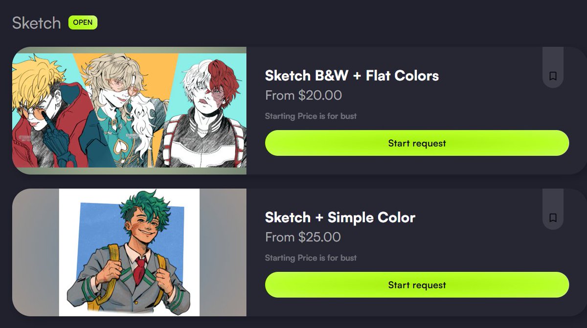 Hello, I'm happy to announce that I am opening comms on VGen!✨RT are very appreciated✨

Link down below if you are interested~
#VGenComm #VGenOpen