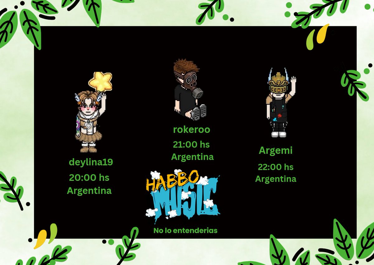 No te olvides de sintonizar Habbomusic.es, te esperamossss!!!!