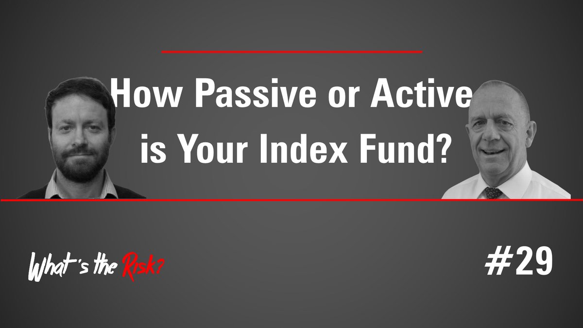 How passive or active is your index fund? 

Investors who index make a lot active choices than they might think. #etf #indexinvesting #ausbiz

youtu.be/p54lPItZSuY