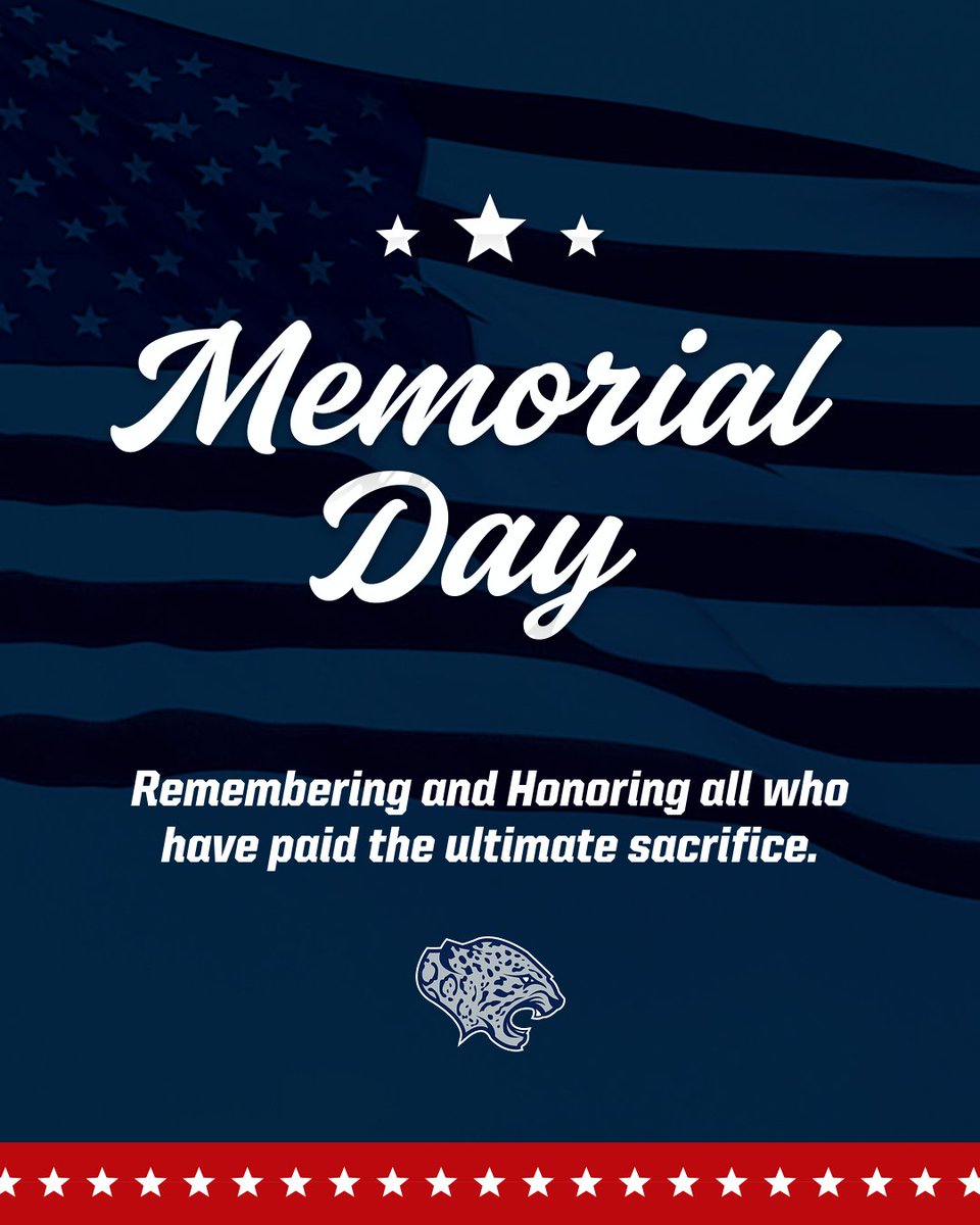 Happy Memorial Day as we remember and honor those who paid the ultimate sacrifice.