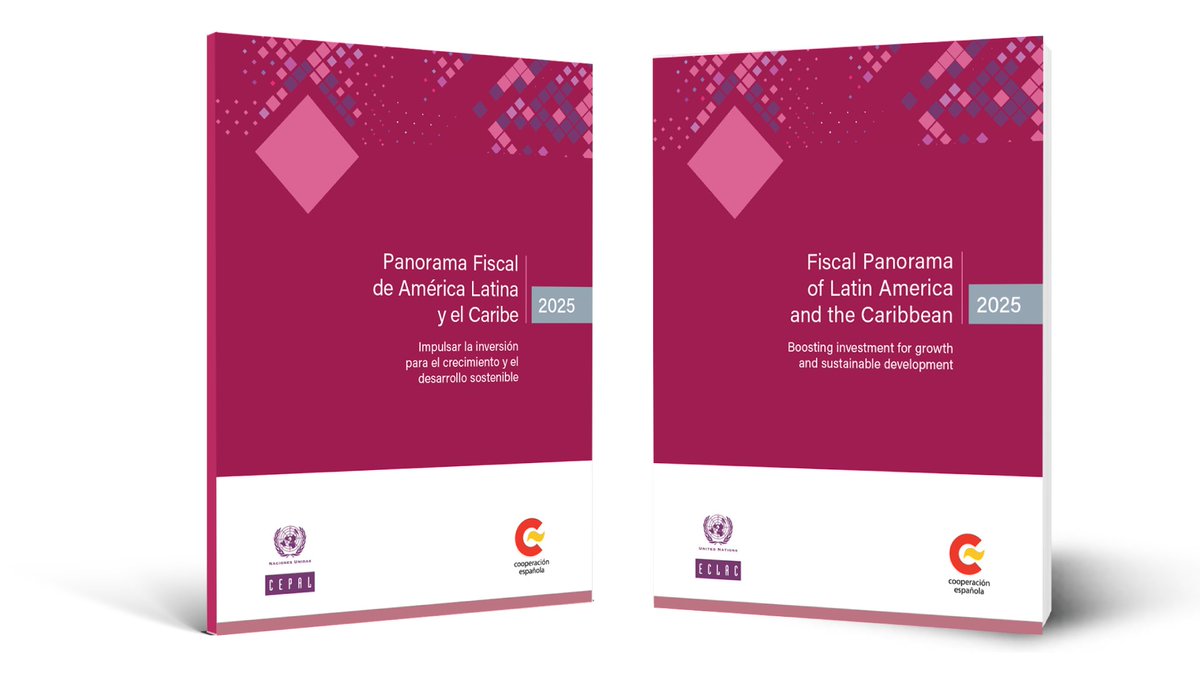 ECLAC (@eclac_un) on Twitter photo At the XXXVII Regional Seminar on #FiscalPolicy 2025, Executive Secretary <a href="/JoseMSalazarX/">JoseMSalazarX_CEPAL</a> presented #ECLAC’s annual report "Fiscal Panorama of #LatinAmerica and the #Caribbean 2025," which analyzes the evolution of the main fiscal trends seen during the prior year. At the XXXVII Regional Seminar on #FiscalPolicy 2025, Executive Secretary <a href="/JoseMSalazarX/">JoseMSalazarX_CEPAL</a> presented #ECLAC’s annual report "Fiscal Panorama of #LatinAmerica and the #Caribbean 2025," which analyzes the evolution of the main fiscal trends seen during the prior year.