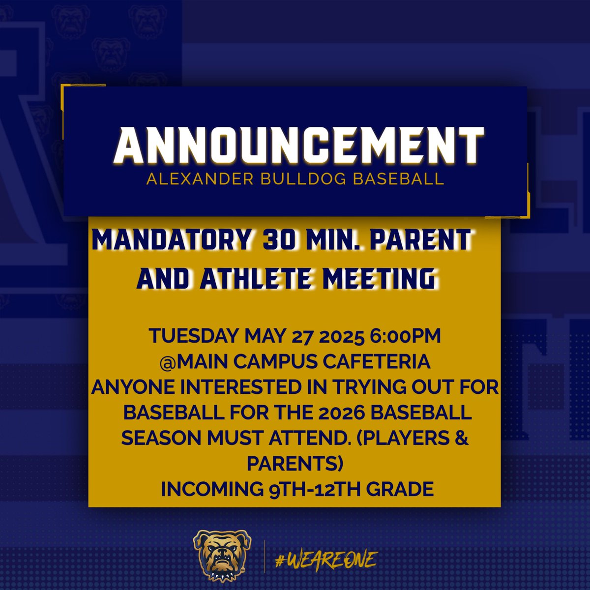 🚨 Parent Meeting Tomorrow 🚨

#EarnIt