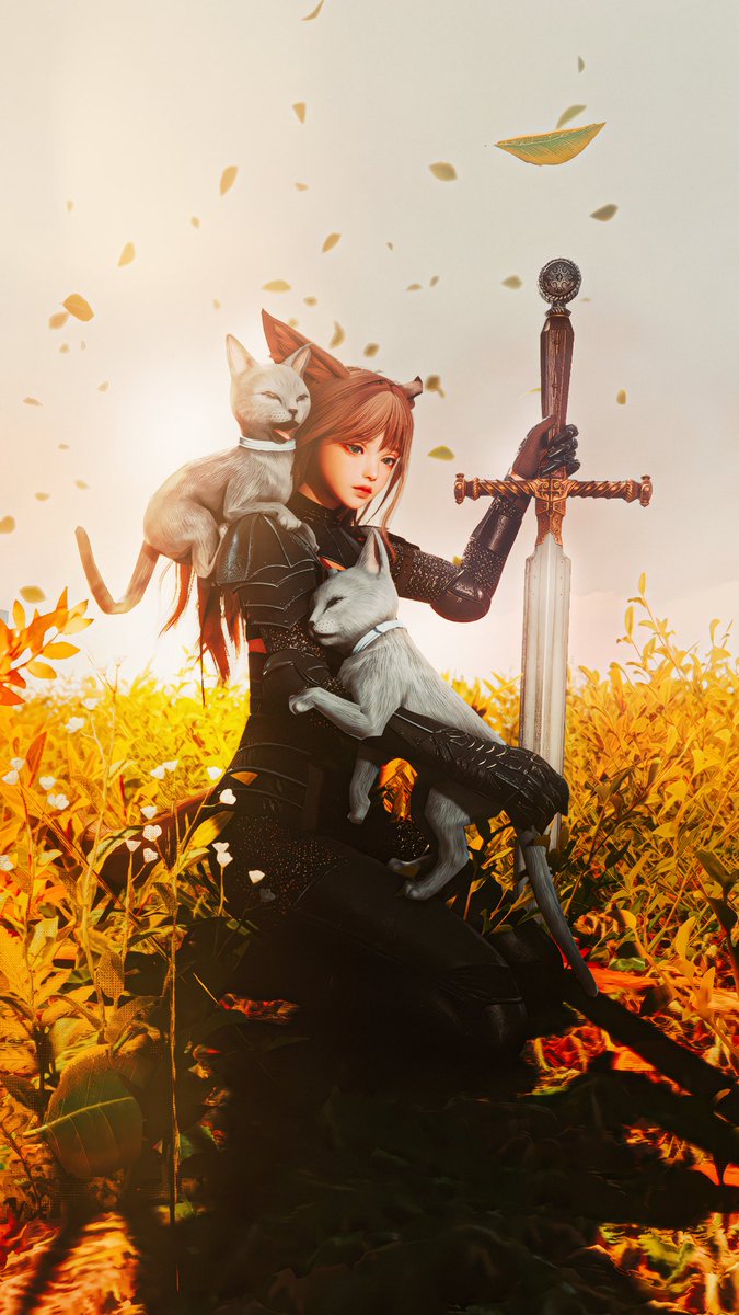 Huge thanks to Divi for letting me do this cute concept ❤️❤️❤️ #ffxiv #gpose #GPOSER #miqote