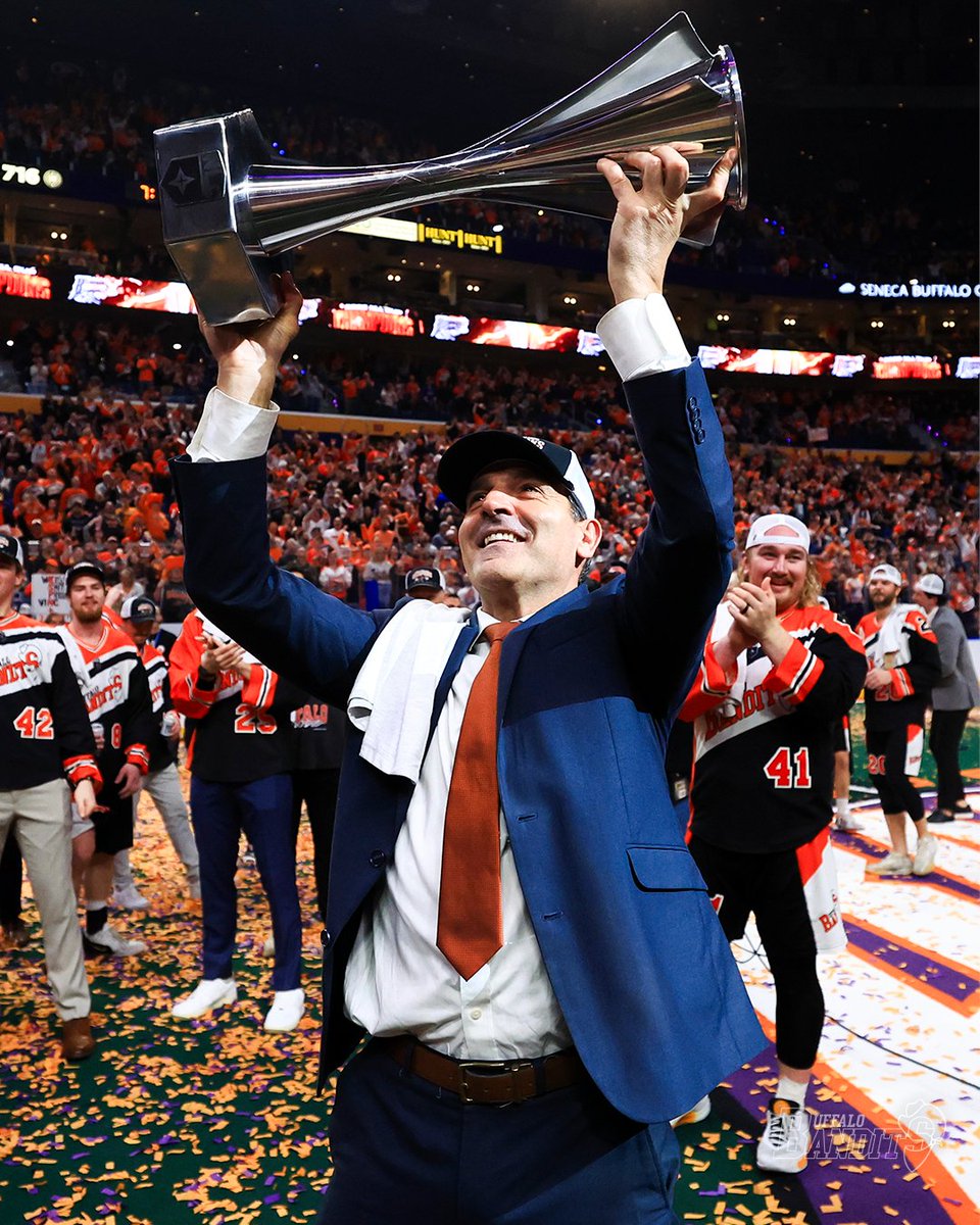 This man is the #GOAT 🐐 #Buffalo 🦬 Sports Figure, and it's not even close‼️

What John Tavares has done both on the field &amp; behind the bench for the <a href="/NLLBandits/">Buffalo Bandits</a> is the stuff of legend &amp; WNY sports fans may never see another ever come close to his accolades again

#LetsGoBandits