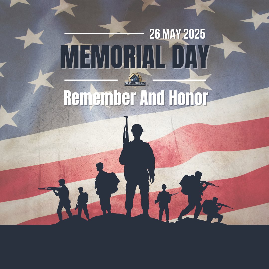 MervinMorgansr's tweet image. Today, we pause to remember and honor the brave men and women who gave their lives in service to our country. Your sacrifice will never be forgotten. 🇺🇸

#MemorialDay #RememberAndHonor #MervinMorganRealty #Gratitude #FreedomIsNotFree
