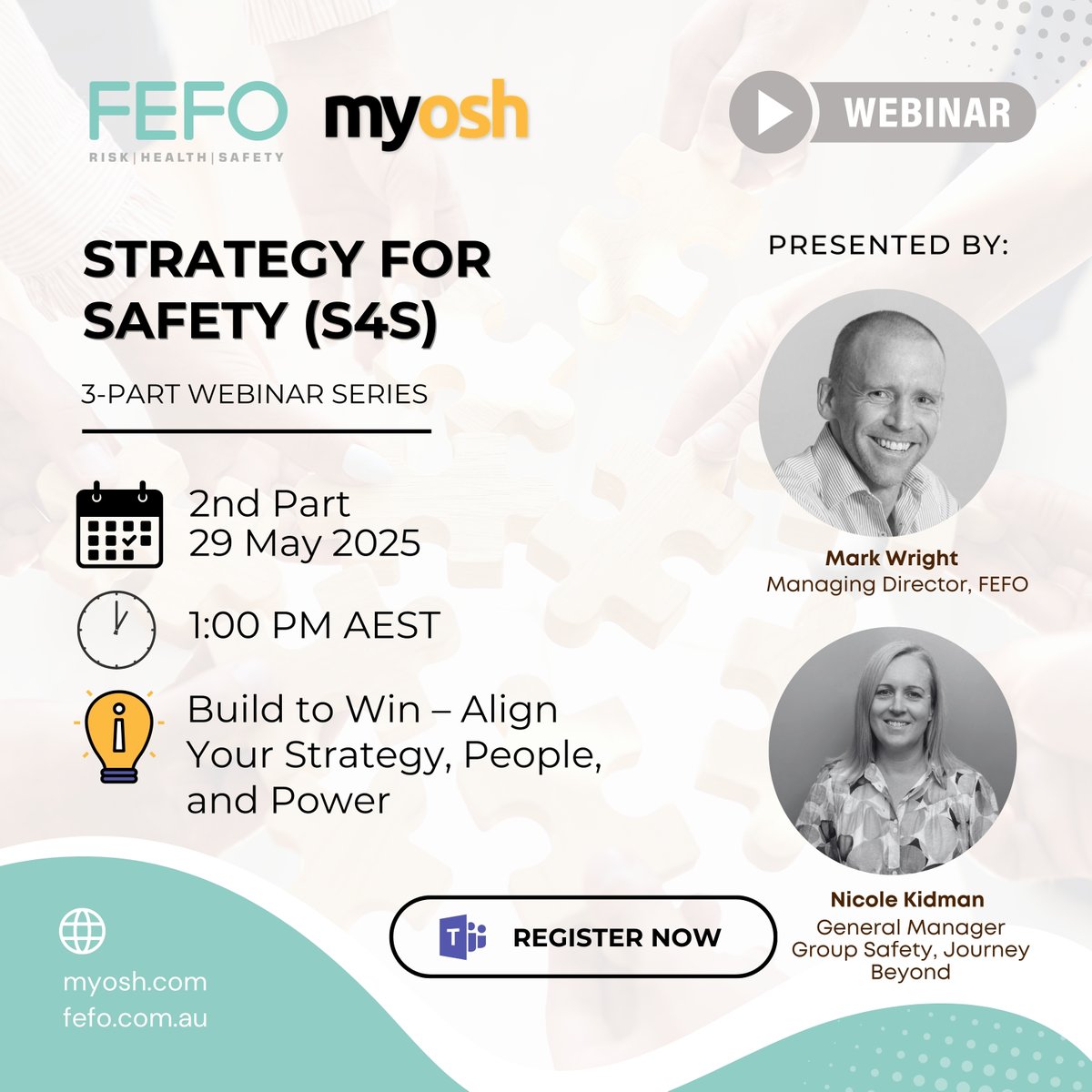 ConsultingFefo's tweet image. 💡 Build to Win – Align Your Strategy, People, and Power

Date: 29 May 2025, Thursday
Time: 1:00 PM AEST

In this session, we will cover:

✔️Strategic Alignment
✔️Capacity Building
✔️Influence Techniques

🔗 Register here: fefo.com.au/strategy-for-s…

#fefo #strategy