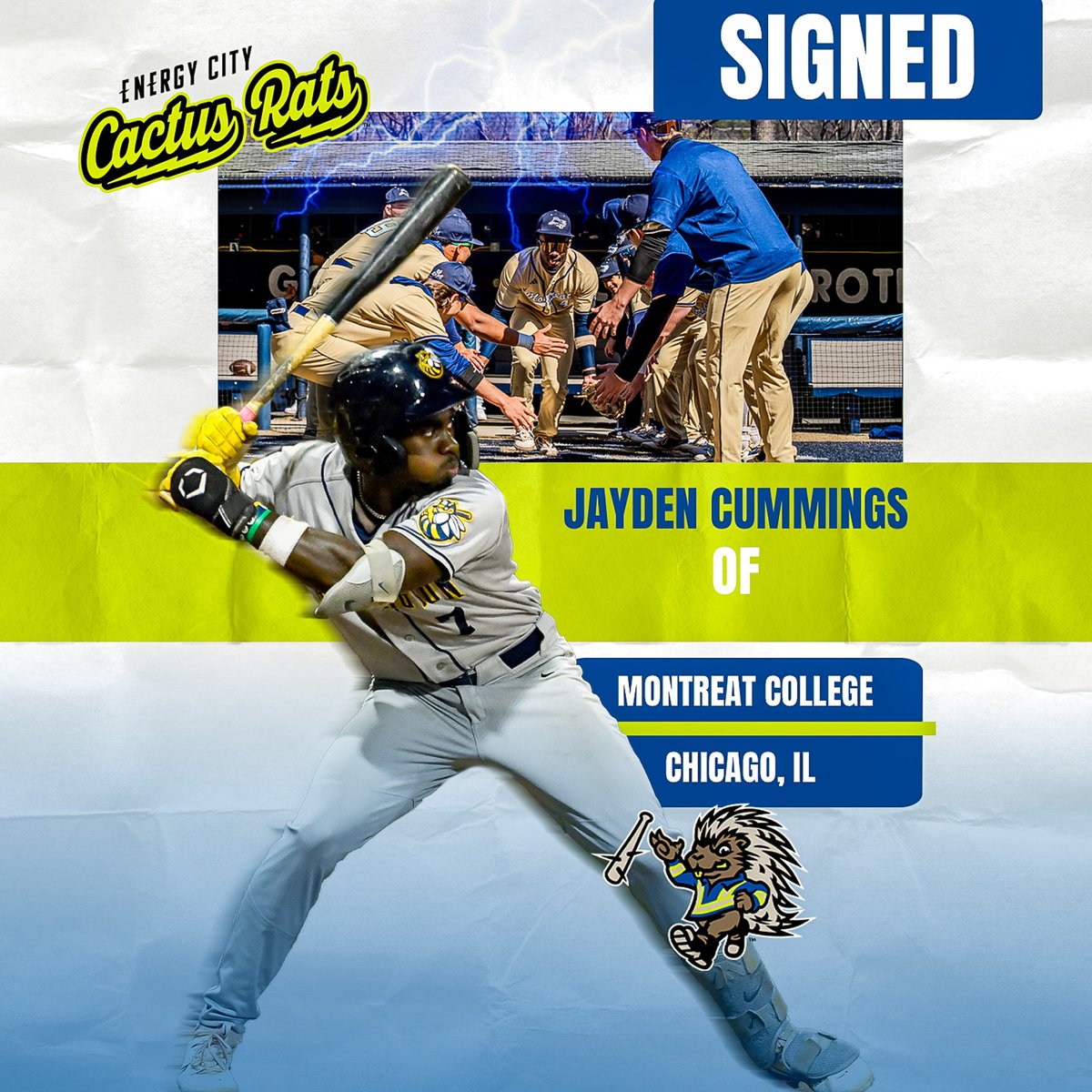 Coach <a href="/jordanblundell4/">Jordan Blundell</a> on <a href="/JaydenCummings7/">Jayden Cummings</a>: 

“Jayden has the athleticism to change a game on both sides of the ball. He’s a right-handed hitter who can impact the game offensively and has the defensive versatility to play multiple positions and really help our ballclub.”