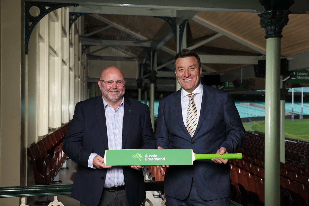 Aussie Broadband (@aussie_bb) on Twitter photo We’re excited to be joining <a href="/CricketAus/">Cricket Australia</a> as their official telecommunications partner for the next 3 years!
Helping our Aussie teams perform at their best, we’re proud to support the future of the game.
Read more here: aubb.me/cricket-aus-pa… We’re excited to be joining <a href="/CricketAus/">Cricket Australia</a> as their official telecommunications partner for the next 3 years!
Helping our Aussie teams perform at their best, we’re proud to support the future of the game.
Read more here: aubb.me/cricket-aus-pa…