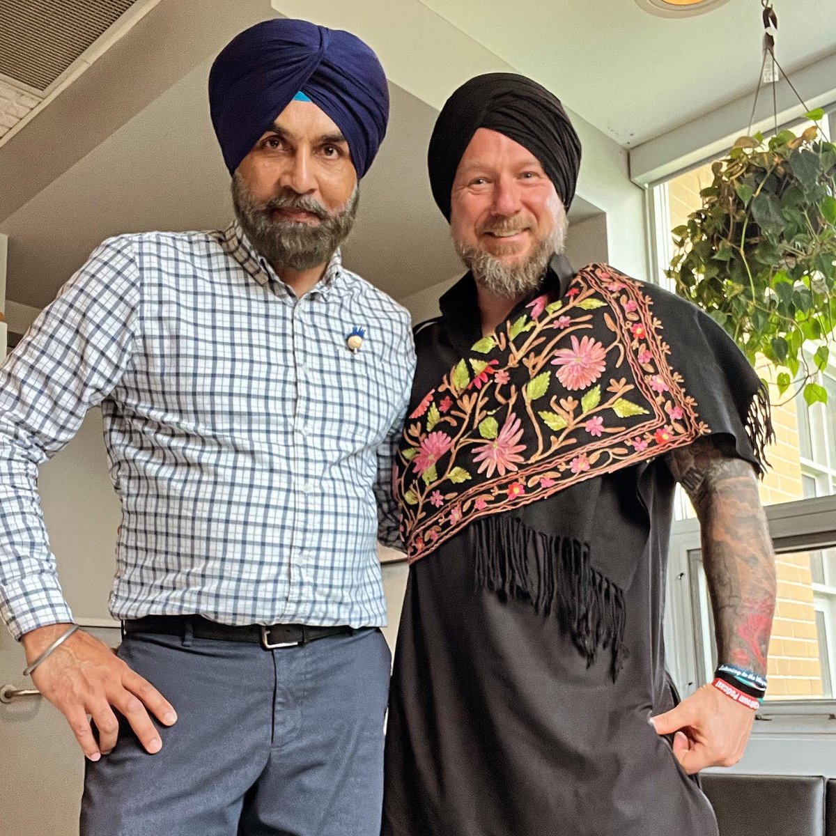 What an exciting experience! I’ve taught in this amazing community for 25 years and today was a first. 

Thanks to Principal Mr. Buall for crowning me with a dastar—I felt powerful, proud, and connected. Most importantly warmly applauded by the students when I strolled on stage.