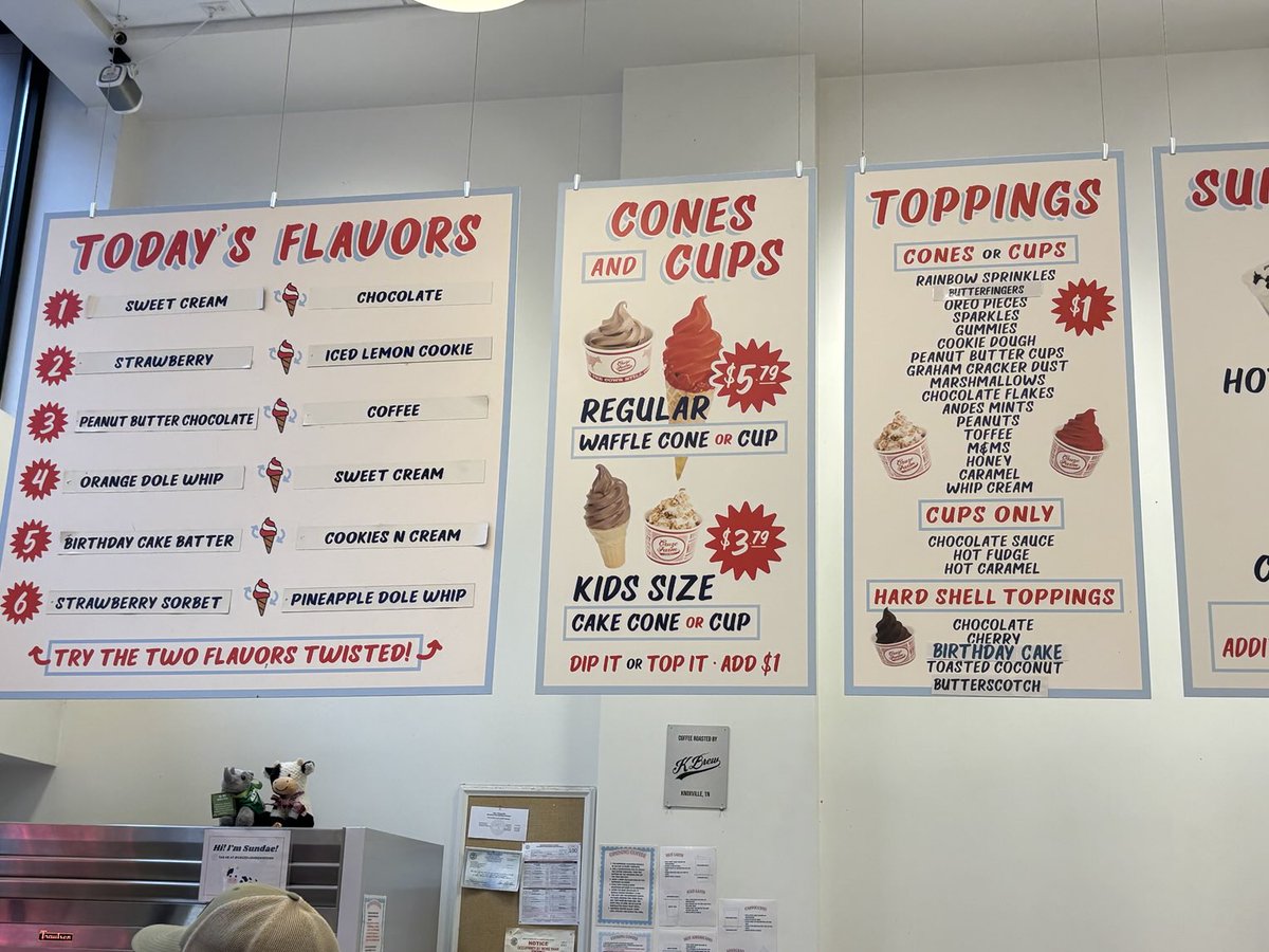 Ice Cream at Cruze Farm and the Monday Mystery Movie at Regal Riviera in downtown Knoxville 🍦 Very good Monday Night combo