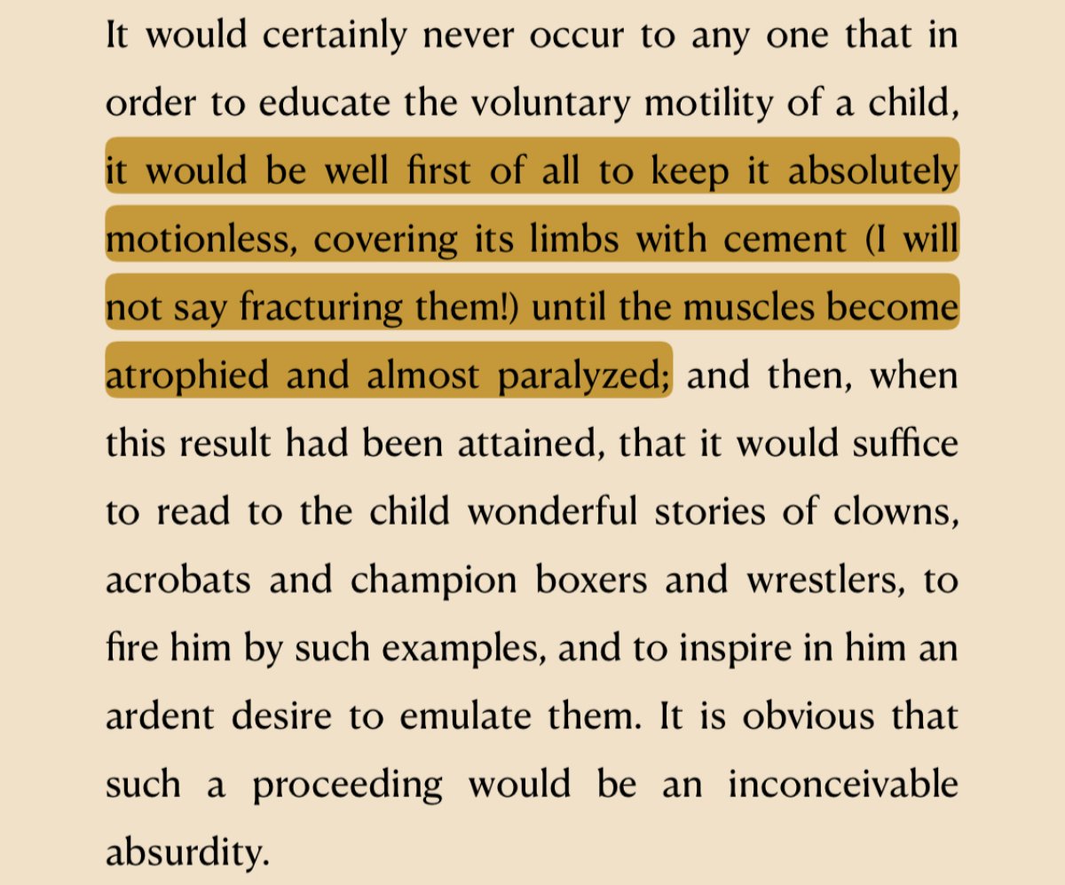 montessori tells us there's a perfect parallel between the muscles of willpower and actual muscles: concentration must be exercised