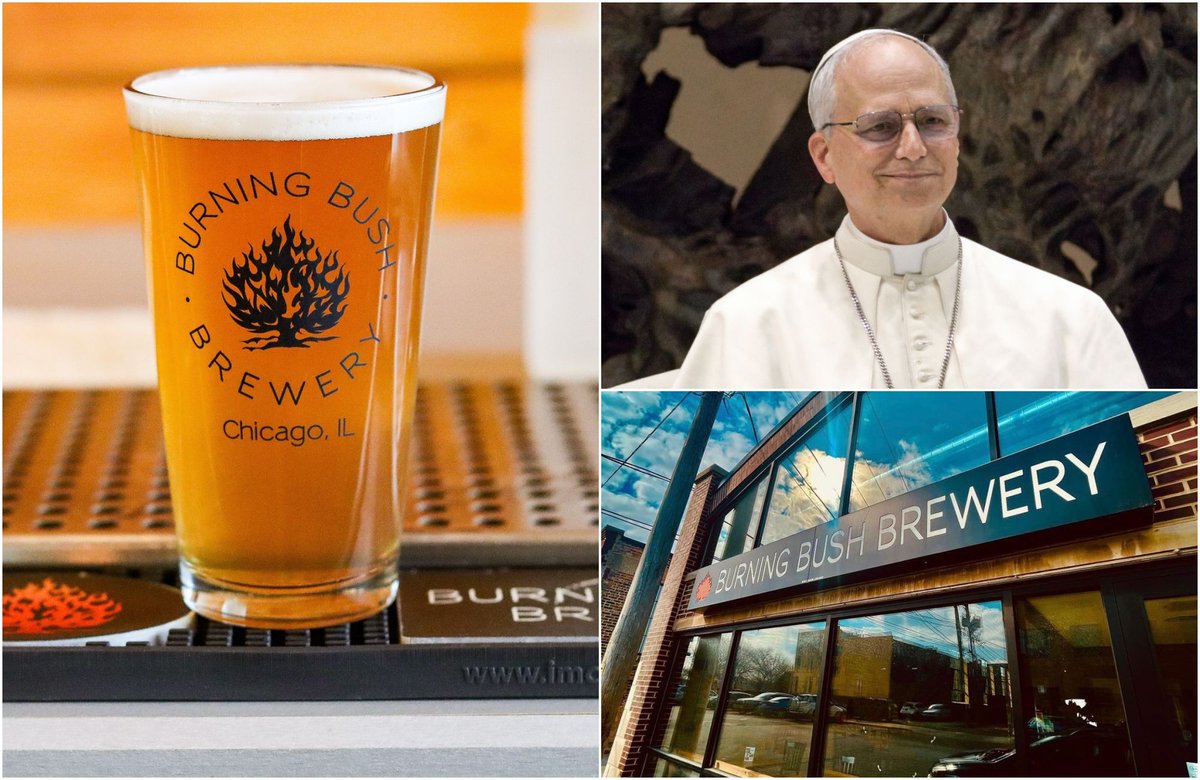 Burning Bush Brewery releases Da Pope beer — an American mild ale, of course. blockclubchi.co/43yIn0e