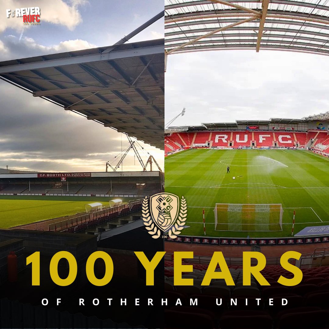 💯 Years of Rotherham United.
 Formed on this day in 1925 - United from County &amp; Town.
 Through highs and lows, one thing remains: this is OUR club, OUR pride, OUR lives.
 Up the Millers, ‘Til We Die. ❤️
 Happy Birthday, <a href="/RotherhamUnited/">Rotherham United</a>. 🎈

#ForeverRUFC | #RUFC