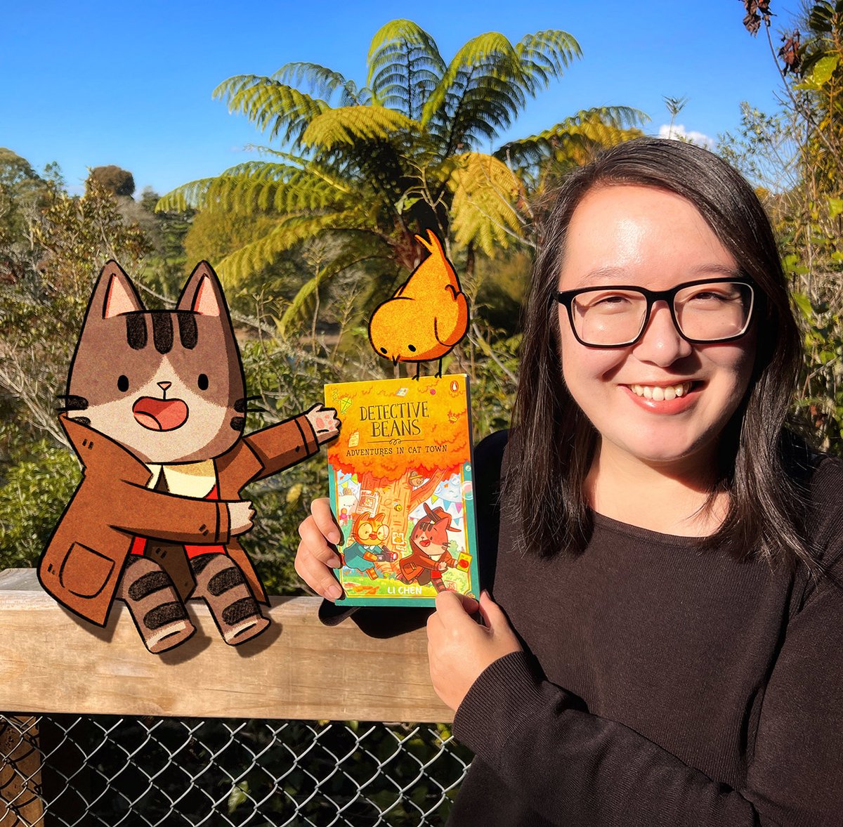 AHHH  I'M SO EXCITED my second Detective Beans book, Detective Beans:  Adventures in Cat Town comes out in AU/NZ TODAY!!!!!!! I hope you enjoy  it!! 📖💖😻