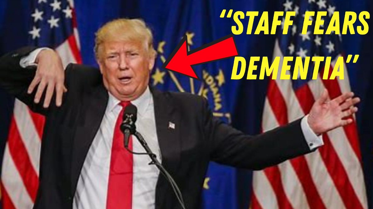 "Trump White House staff who wish to remain anonymous say Trump's irritability, memory loss &amp; confusion are getting worse--all signs of dementia" 

LINK IN 1ST REPLY