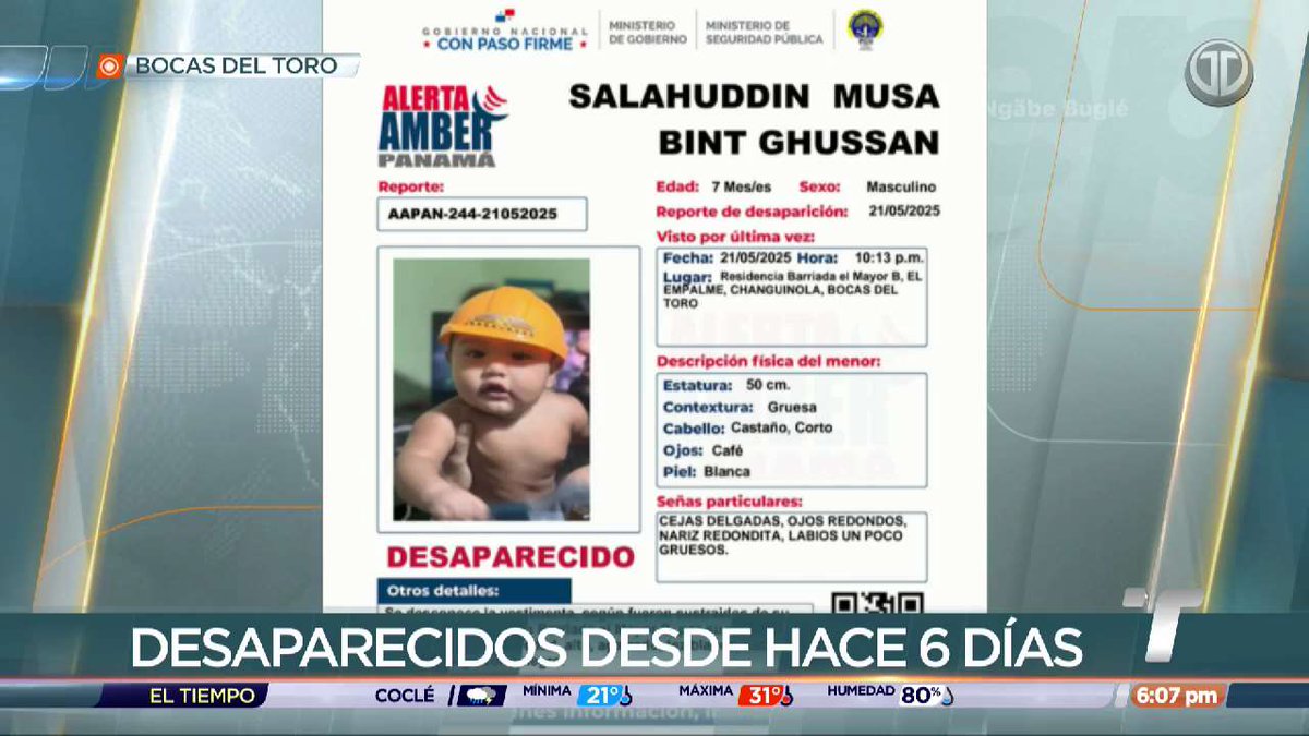 En Bocas del Toro continúa la búsqueda de dos menores de edad y su padre, luego de seis días de haberse reportado la desaparición.