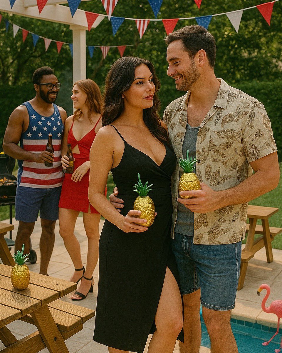 This Memorial Day, we honor the brave—and celebrate the freedom to love, laugh, and live our way. 🍔🍍 Cheers to wild nights and even hotter connections. 🔥🇺🇸 #TheHappySwinger #MemorialDay #FreedomIsSexy #SwingersUnite #LifestyleVibes