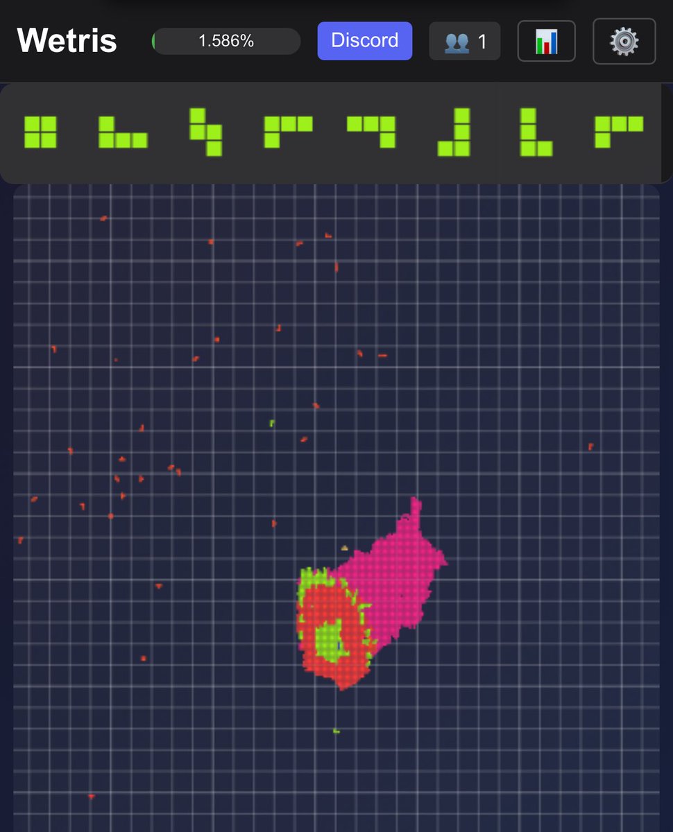 keymash's tweet image. The action is heavy! Relax and help build the grid! Link below