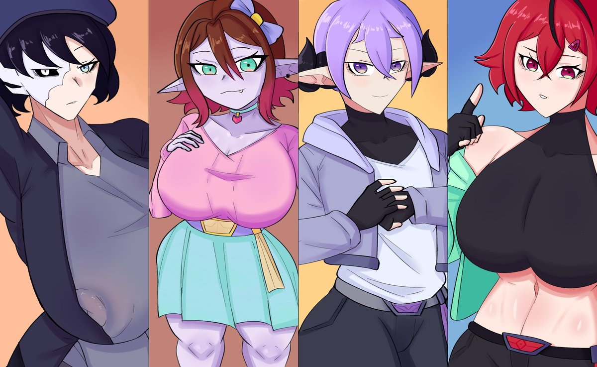 New Banner for the account!
They are my Oc's u.u
May - Effie - Choco - Amy