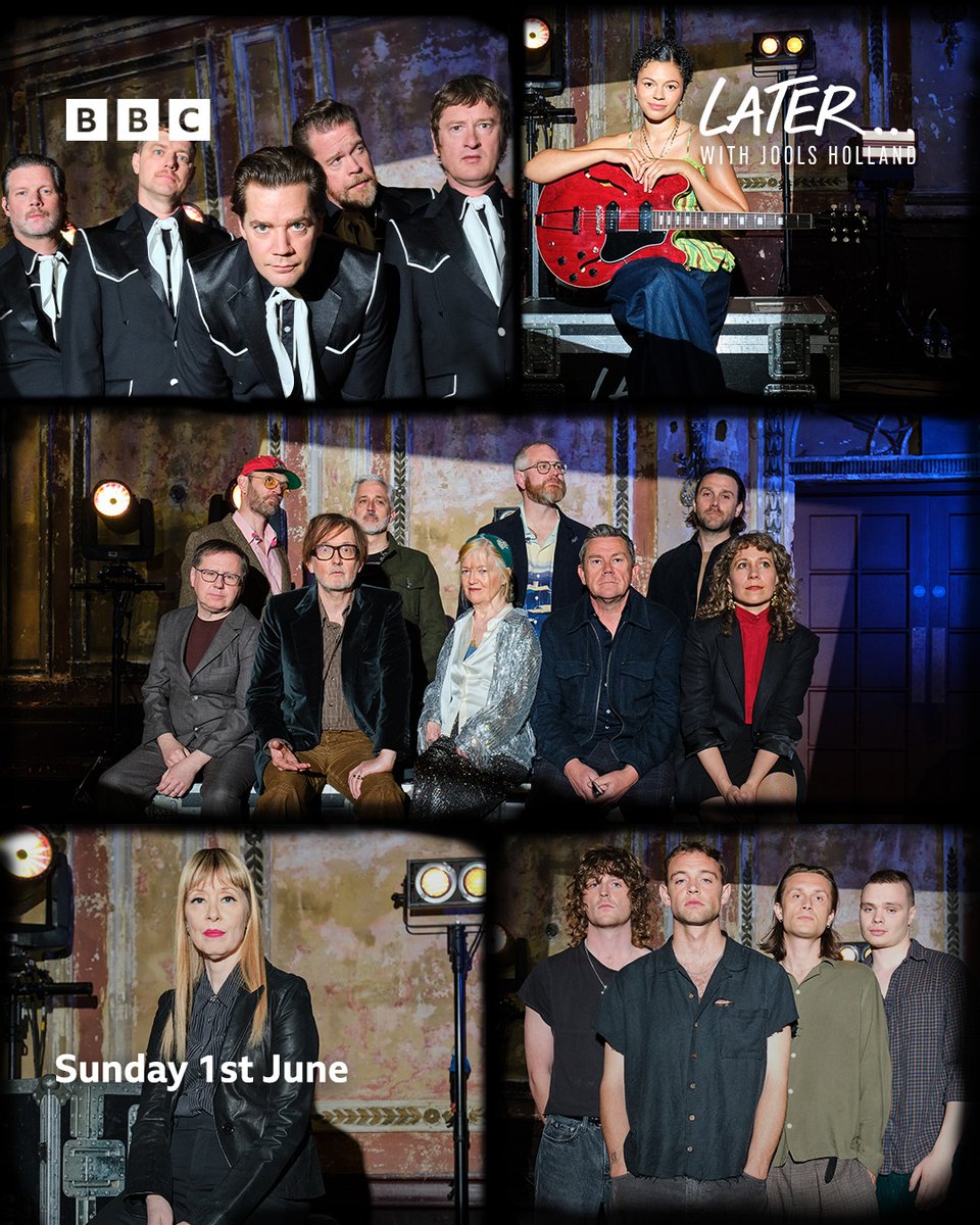 Later...with Jools Holland on BBC Two (@bbclater) on Twitter photo What an incredible lineup we have for you this Sunday at 10pm on <a href="/BBCTwo/">BBC Two</a> & <a href="/BBCiPlayer/">BBC iPlayer</a> 🎶
This week we have stellar live music from:
⭐ <a href="/TheHives/">The Hives</a>
⭐ <a href="/nectarwoode/">Nectar Woode</a>
⭐ <a href="/welovepulp/">Pulp</a>
⭐ <a href="/suzyv/">Suzanne Vega</a>
⭐ <a href="/wunderhorse/">Wunderhorse</a>
You won’t want to miss it! 📺 What an incredible lineup we have for you this Sunday at 10pm on <a href="/BBCTwo/">BBC Two</a> & <a href="/BBCiPlayer/">BBC iPlayer</a> 🎶
This week we have stellar live music from:
⭐ <a href="/TheHives/">The Hives</a>
⭐ <a href="/nectarwoode/">Nectar Woode</a>
⭐ <a href="/welovepulp/">Pulp</a>
⭐ <a href="/suzyv/">Suzanne Vega</a>
⭐ <a href="/wunderhorse/">Wunderhorse</a>
You won’t want to miss it! 📺