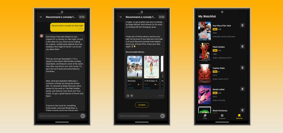 Findy - AI Movie Suggestions tweet media