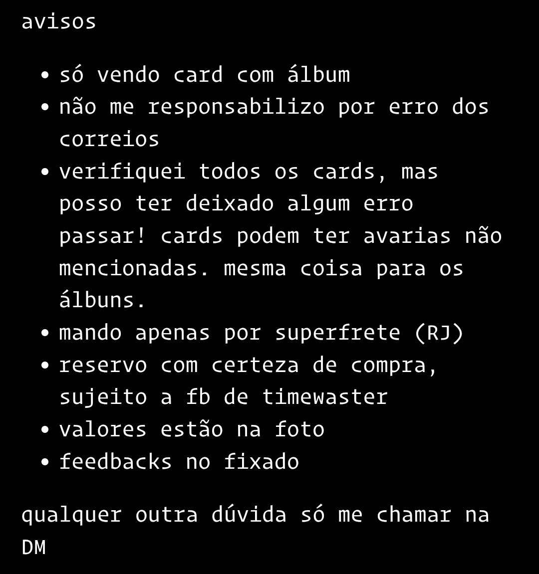 vendo venda álbum fromis_9 fromis fun factory hayoung photocard pc

valor: R$100,00 + frete

informações na foto

 obs: não vem sticker