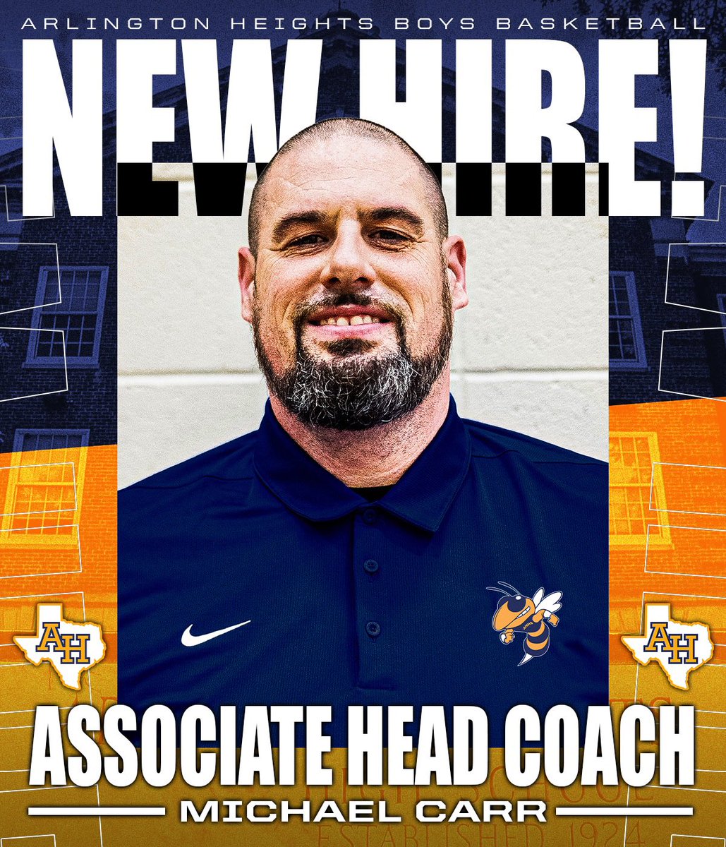 FW Arlington Heights Basketball (@ahhs_basketball) on Twitter photo We are excited to announce a new addition to the Heights Family: Associate Head Coach Michael Carr.
<a href="/CoachMuhammad_/">Coach Muhammad</a> <a href="/BigCoachCarr/">Michael Carr</a>
#30West We are excited to announce a new addition to the Heights Family: Associate Head Coach Michael Carr.
<a href="/CoachMuhammad_/">Coach Muhammad</a> <a href="/BigCoachCarr/">Michael Carr</a>
#30West