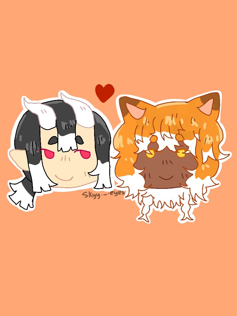 Skyy_Eyess's tweet image. Heloíse e Lívia❤️
#desenhodigital #drawing #artist #arte #desenho #Oc