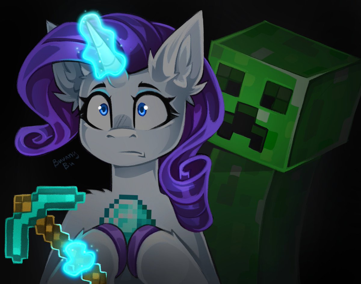 "It was at this moment that he knew, he f*ked up"
#mlp #pony #Rarity #minecraft