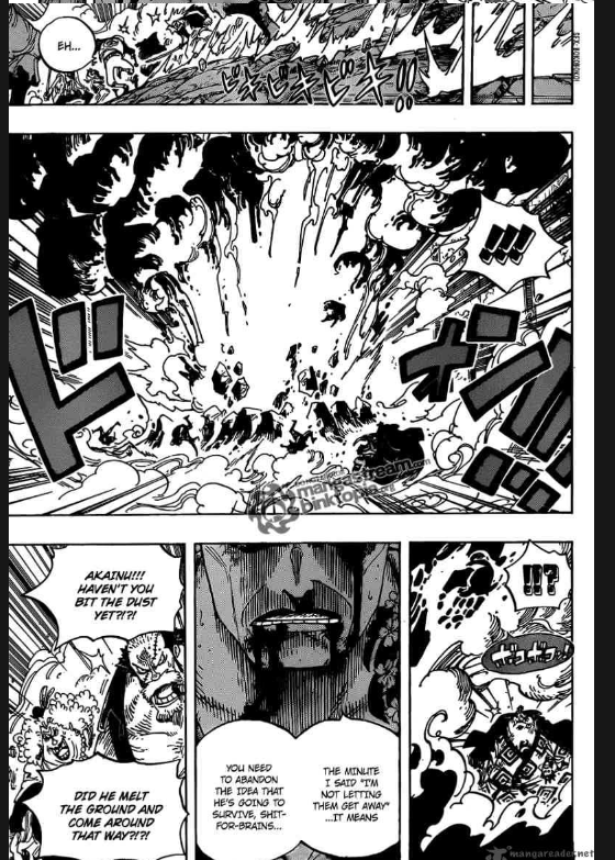 vividvow's tweet photo. @fettywapalt @Ednais69 @RollinRoronoa @YaBoiKennyKen Akainu clearly was able to fight if he got a hit in. But he got rattled so hard by his second attack that whitebeard managed to fight someone else and died by the time he could get back https://t.co/qZqmbEewXu