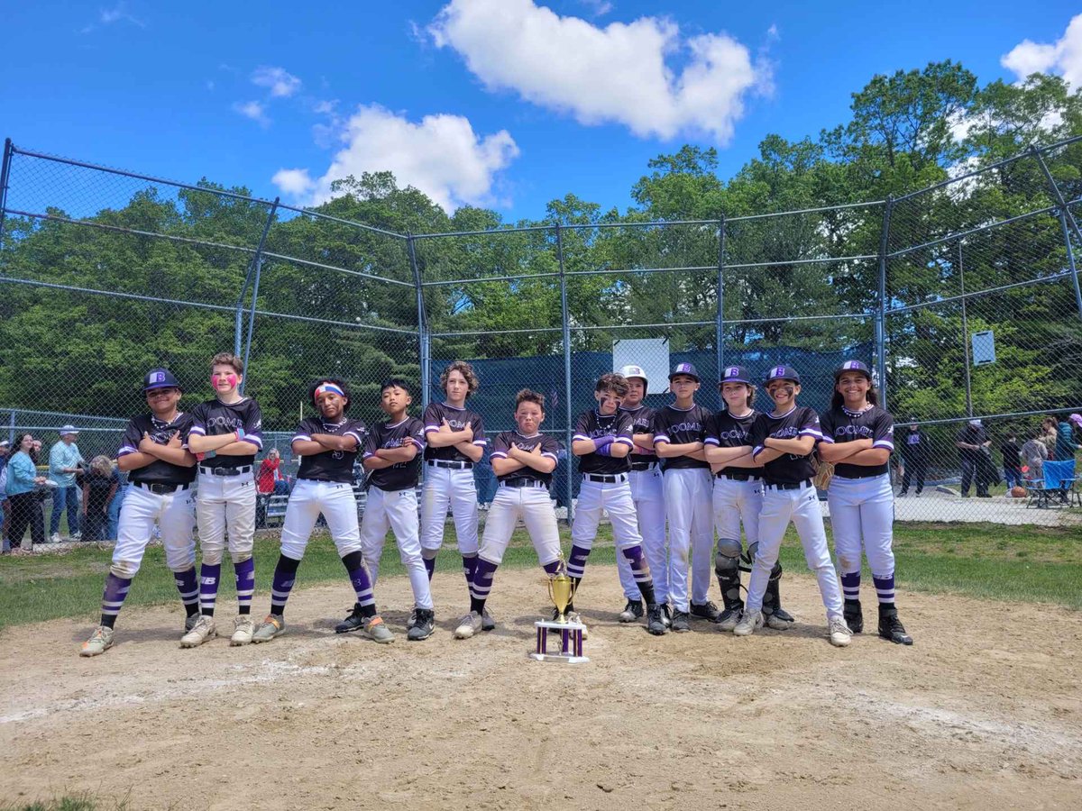 Boomer Baseball (@boomerbaseball_) on Twitter photo We finished off our tournament today in a big way with our 11U and 12U taking home championships! Congrats to all the winners and thank you to all involved!
9U - Diamond Kings (Schenectady, NY)
10U - Twin Town Warriors (Albany, NY)
11U - Boomer Baseball
12U - Boomer Baseball We finished off our tournament today in a big way with our 11U and 12U taking home championships! Congrats to all the winners and thank you to all involved!
9U - Diamond Kings (Schenectady, NY)
10U - Twin Town Warriors (Albany, NY)
11U - Boomer Baseball
12U - Boomer Baseball