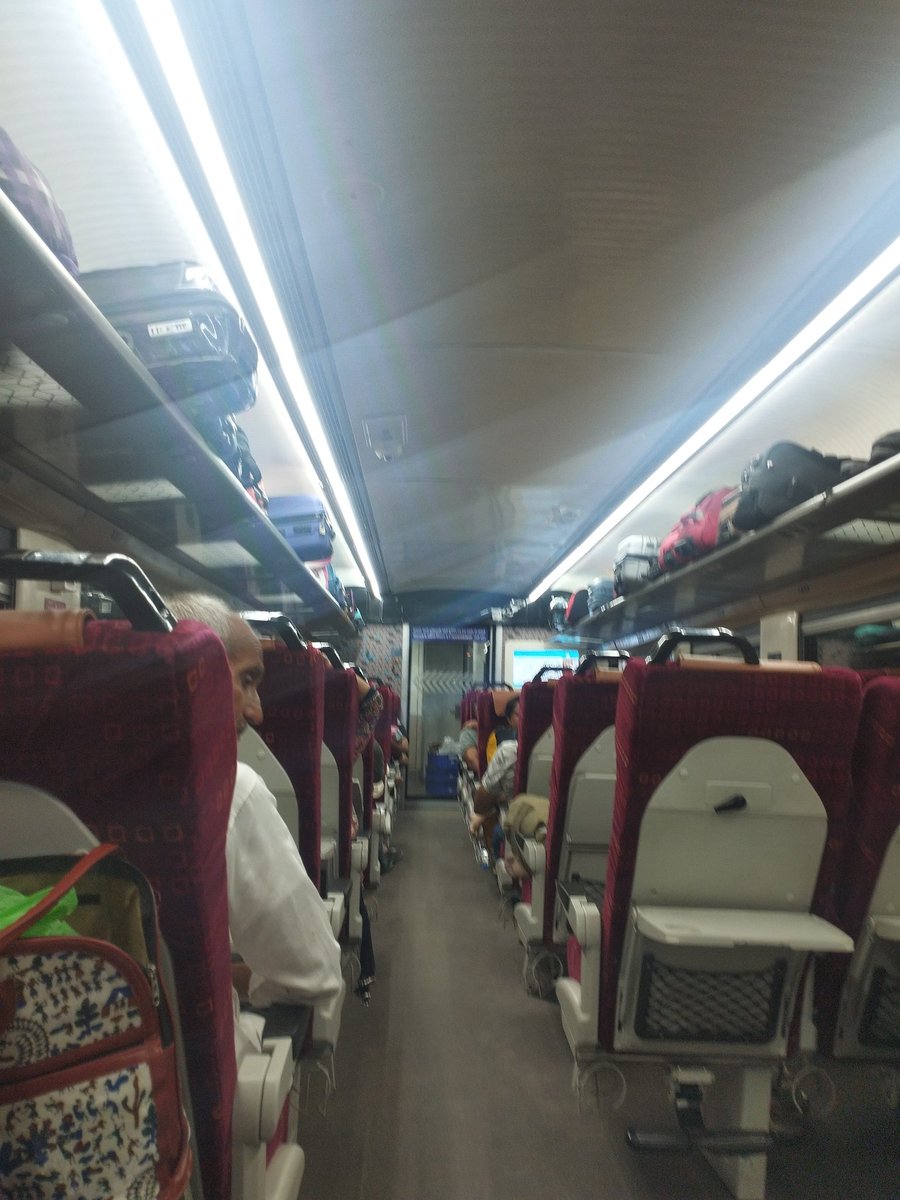 Hello <a href="/RailMinIndia/">Ministry of Railways</a> <a href="/AshwiniVaishnaw/">Ashwini Vaishnaw</a> . I have a genuine request about all Vande Bharat express trains running in India, why we can't keep the lights off Or din during night hours? The lights are too bright and passengers travelling overnight faces a lot of problems. Please think.