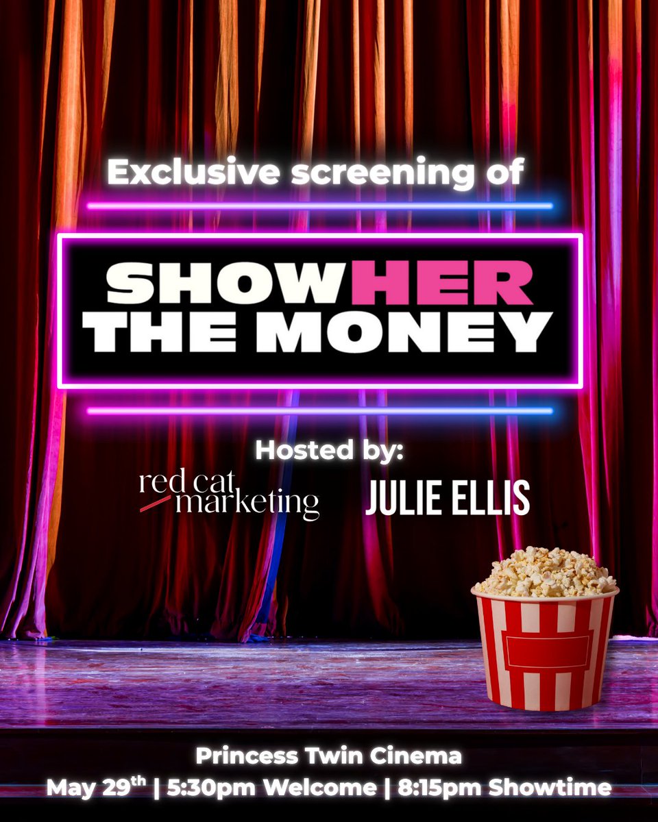 We’re so excited for the screening of Show Her The Money on May 29th! 

📅 May 29
 📍 Princess Twin Cinemas
 🎟️ Get your tickets here: bit.ly/4kEOCX3

#WomenInBusiness #ShowHerTheMoney #WaterlooRegion #TechForEquity #FemaleFounders