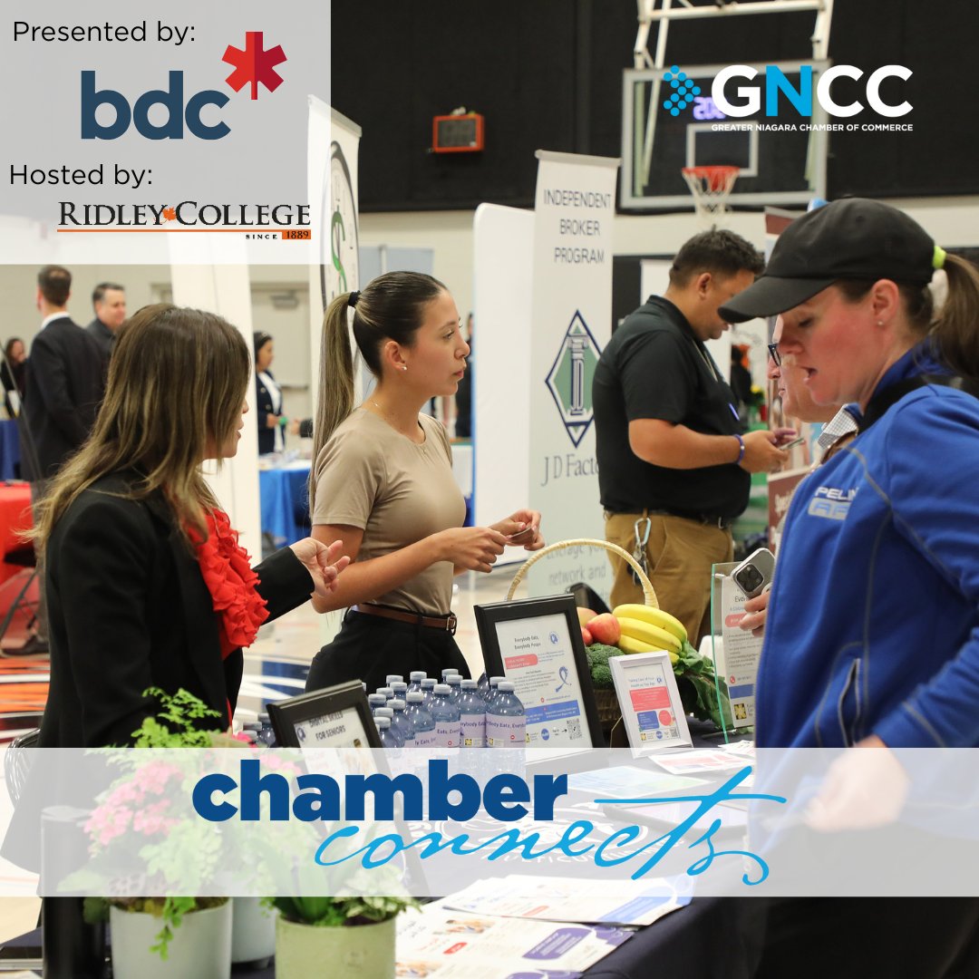 Join us at Chamber Connects 2025 and discover Niagara’s business community!
📅 May 28 | 🕓 4:30–7:00 PM
📍 Ridley College
🎟️ Free to attend — register: beeid.org/53ae0e745259
40+ vendors, great connections, real opportunity.
#ChamberConnects #GNCC #SupportLocal #NiagaraBusiness