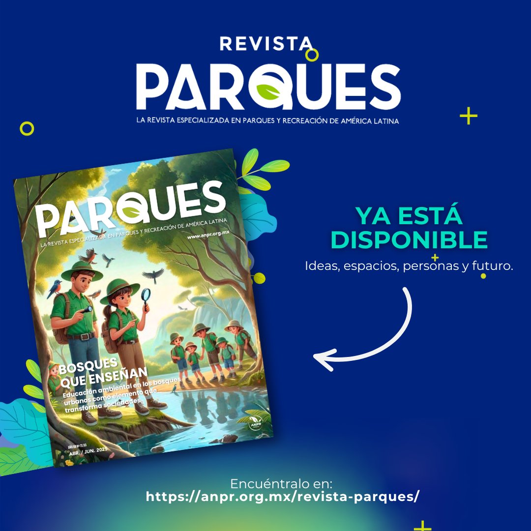 🌲 En esta nueva edición de Revista Parques, la Mtra. Nayla Campos Valadez nos lleva a descubrir el verdadero poder de los bosques urbanos: su capacidad para educar, transformar y sanar.

📥 Descárgalo👉️ bit.ly/3FzL0GO