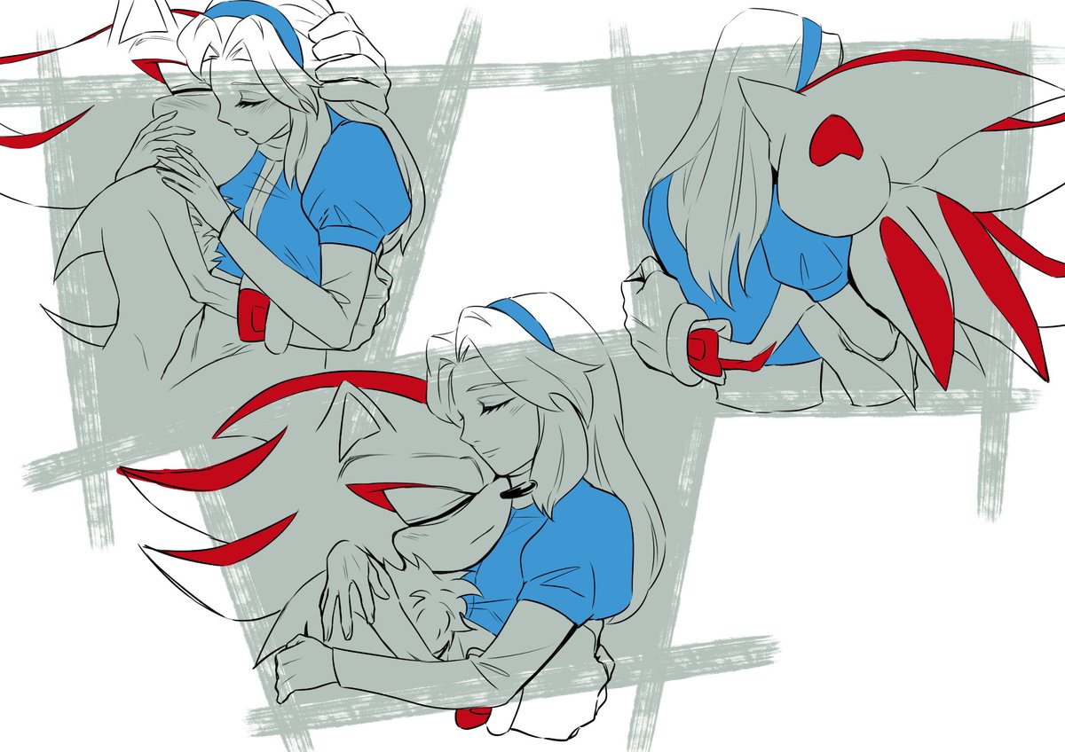 好想看他们好好地……
#シャドマリ
#shadria
#shadaria