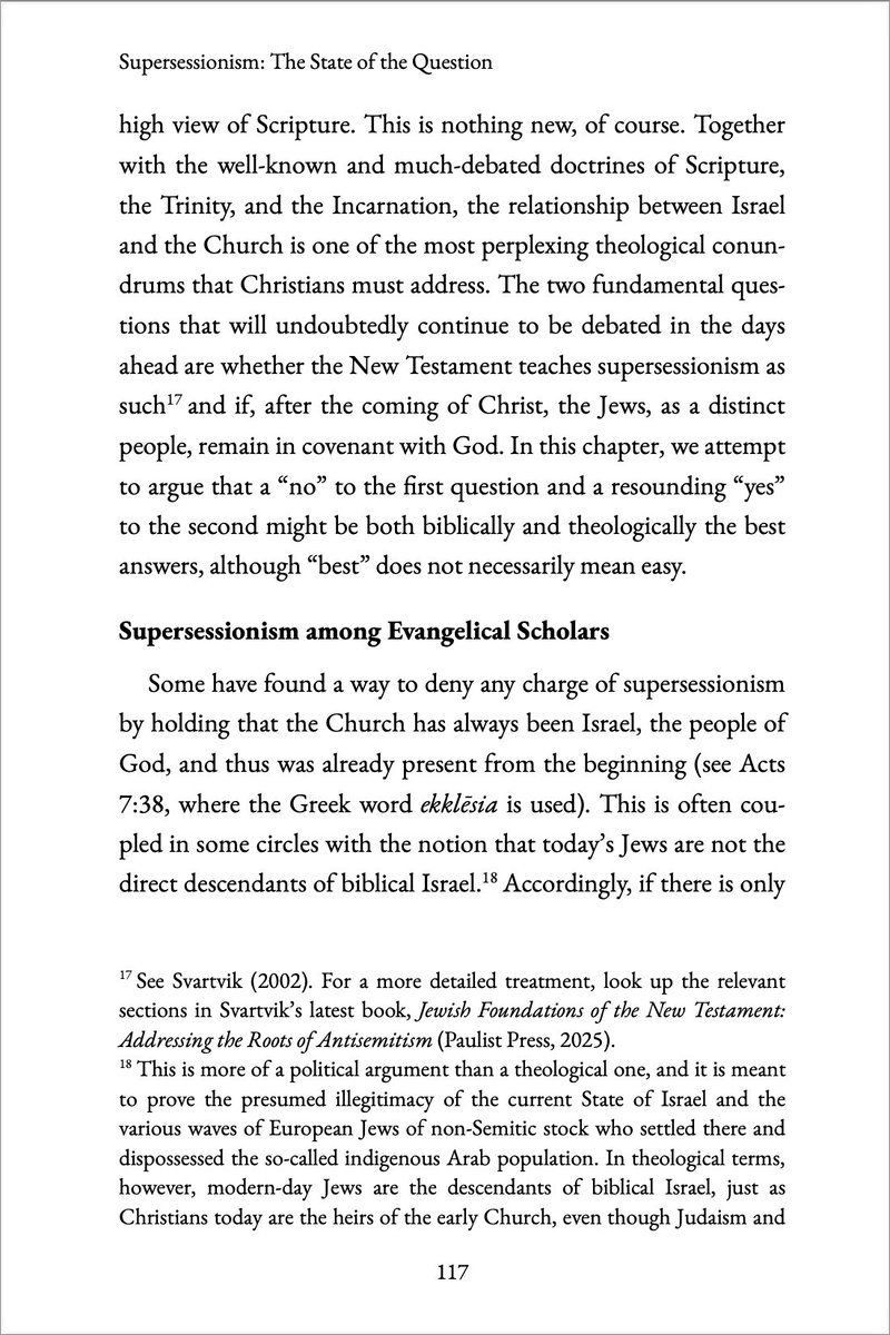 KingsDivinity's tweet image. In the new JCS Press volume, Rubén Gómez contributes a chapter entitled, “Supersessionism: The State of the Question.” Check out an excerpt below.

Get your copy today!

Paperback: mybook.to/JGpb
Hardback: mybook.to/JGhb
Kindle: mybook.to/JGkindle