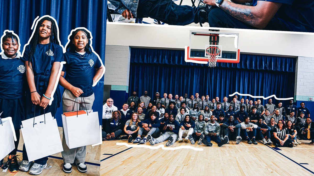 Penn State Football (@pennstatefball) on Twitter photo We Are… thankful for the opportunity to give back & make a difference right here in the Commonwealth of Pennsylvania 🤍
#WeAre x <a href="/PHLschools/">Philadelphia Schools</a> We Are… thankful for the opportunity to give back & make a difference right here in the Commonwealth of Pennsylvania 🤍
#WeAre x <a href="/PHLschools/">Philadelphia Schools</a>