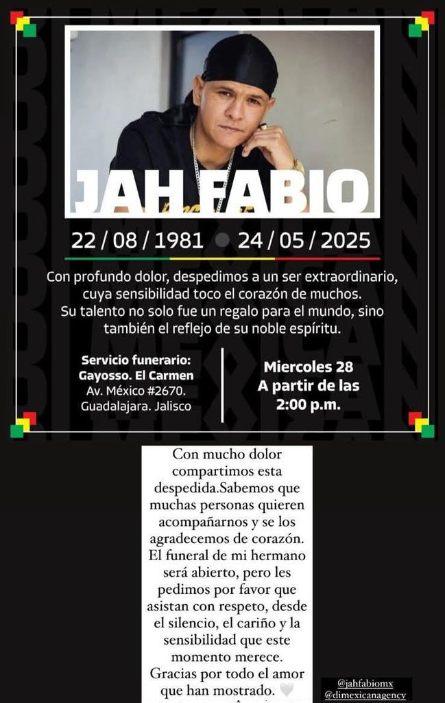 colect_paradero's tweet photo. A toda la bandita que desee acompañar a la familia de Fabio, en su despedida, les pedimos hacerlo con profundo respeto y en silencio, ya que fue solicitado por la misma familia de nuestro amigo Fabio. 
Honremos su memoria con respeto y dignidad.
🟢🟡🔴 https://t.co/CuFNQxDdLb