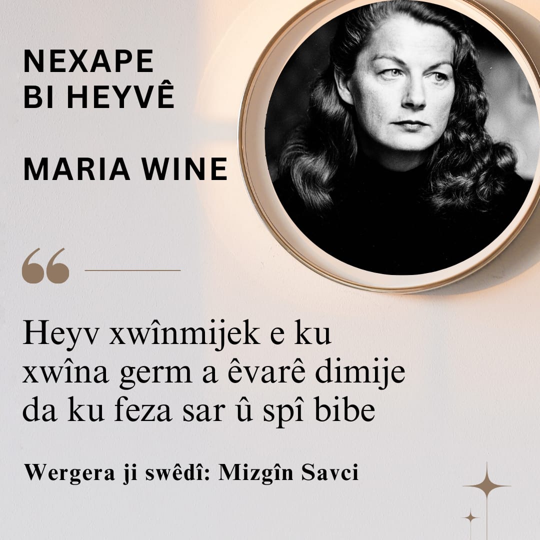 lewerger_'s tweet photo. Ez ê bêm bal te/Silva Kaputikyan
bi wergera @CeladSeyrana ya ji ermenî
û
Nexape bi heyvê/Maria Wine
bi wergera @midngtblue ya ji swêdî
di hejmara 9em a LEWergerê de ne. 

Ji bo stendin/xwestinê👇

https://t.co/mr25dLHmBQ

https://t.co/kGlp9YYCjh https://t.co/RQBxAk3QS7