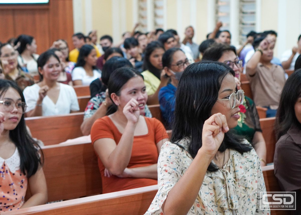 CFO_CSD's tweet image. CAGAYAN DE ORO CITY, MISAMIS ORIENTAL - The Officers of the Christian Society for the Deaf recently conducted a Sign Language seminar. This aimed to increase the brethren's awareness about the Deaf culture and inspire them to support our brethren with special needs.