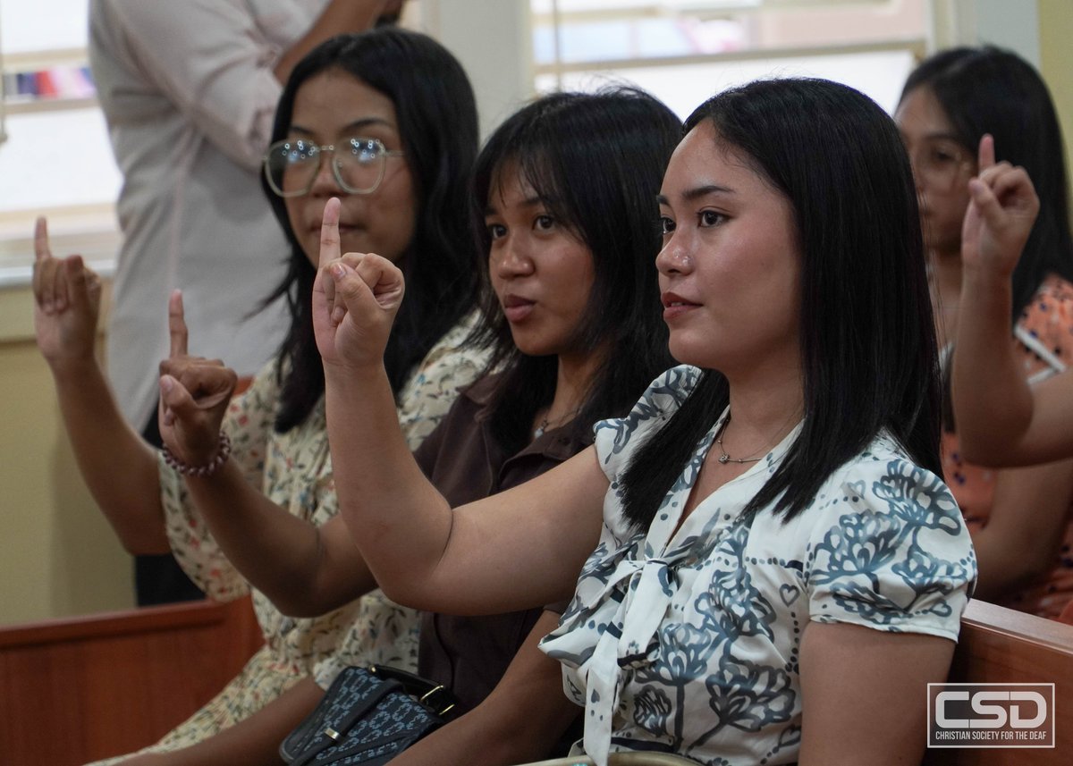 CFO_CSD's tweet image. CAGAYAN DE ORO CITY, MISAMIS ORIENTAL - The Officers of the Christian Society for the Deaf recently conducted a Sign Language seminar. This aimed to increase the brethren's awareness about the Deaf culture and inspire them to support our brethren with special needs.